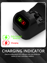 Universal Controller Charging Stand for Nintendo Switch 2 Pro-controllers, PS5 Dualsense and Xbox Series X|S controllers