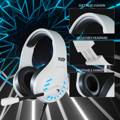 RXH-30 Siberia Gaming Headset for Xbox One, Series X/S, PC, PS4, PS5, Switch with Microphone and LED Lights