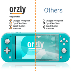 Nintendo Switch Lite Tempered Glass Screen Protector - Orzly