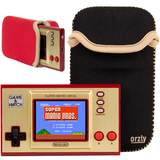 Neoprene Pocket Case for Nintendo Game & Watch Designed with Reversible Colours to Compliment Zelda and Mario edition Game & Watch Consoles