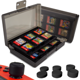 24 Capacity Games Cartridge Case & Thumbgrips for Nintendo Switch & OLED