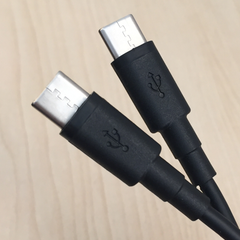 Short Type-C to Type-C Connector Cable for PS5, Xbox, Stadia Phone Mounts - Black - Orzly