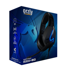 Orzly Gaming Headset for PC and Gaming Consoles PS5, PS4, XBOX SERIES X & S, XBOX ONE, Nintendo Switch & Google Stadia Stereo sound with noise cancelling mic - Hornet RXH-20 Abyss - Orzly