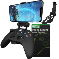 Xbox Series X Controller Mobile Gaming Clip, Xbox Controller Phone Mount Adjustable Phone Holder Clamp Compatible with Xbox Series X|S, Xbox One, Xbox One S, Xbox One X - Orzly