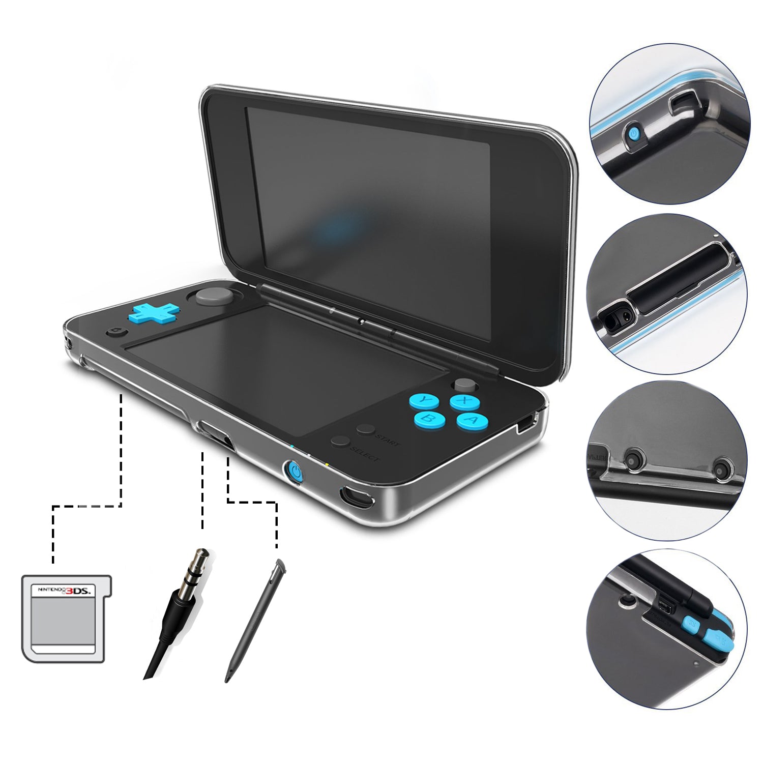 InvisiCase for Nintendo New 2DS XL - Orzly