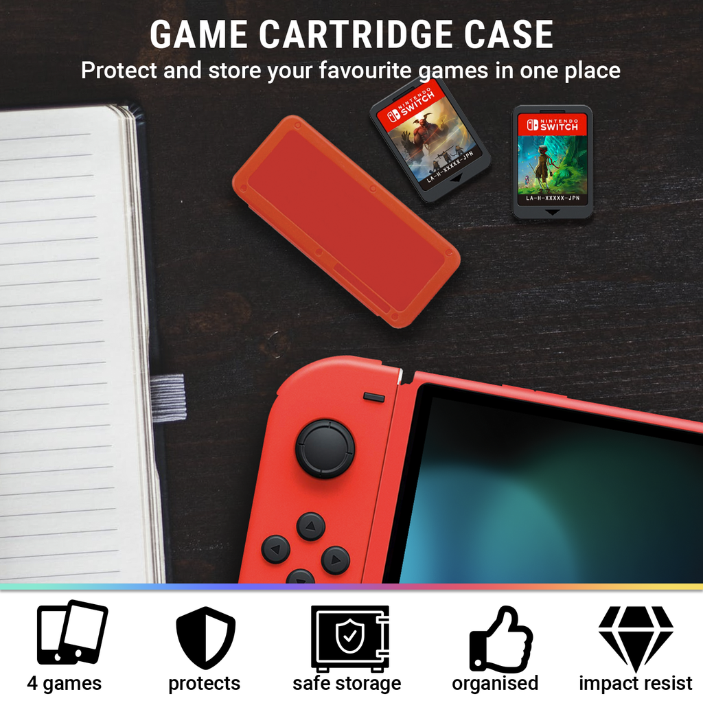 Kit d'accessoires Orzly conçu pour les accessoires Nintendo Switch