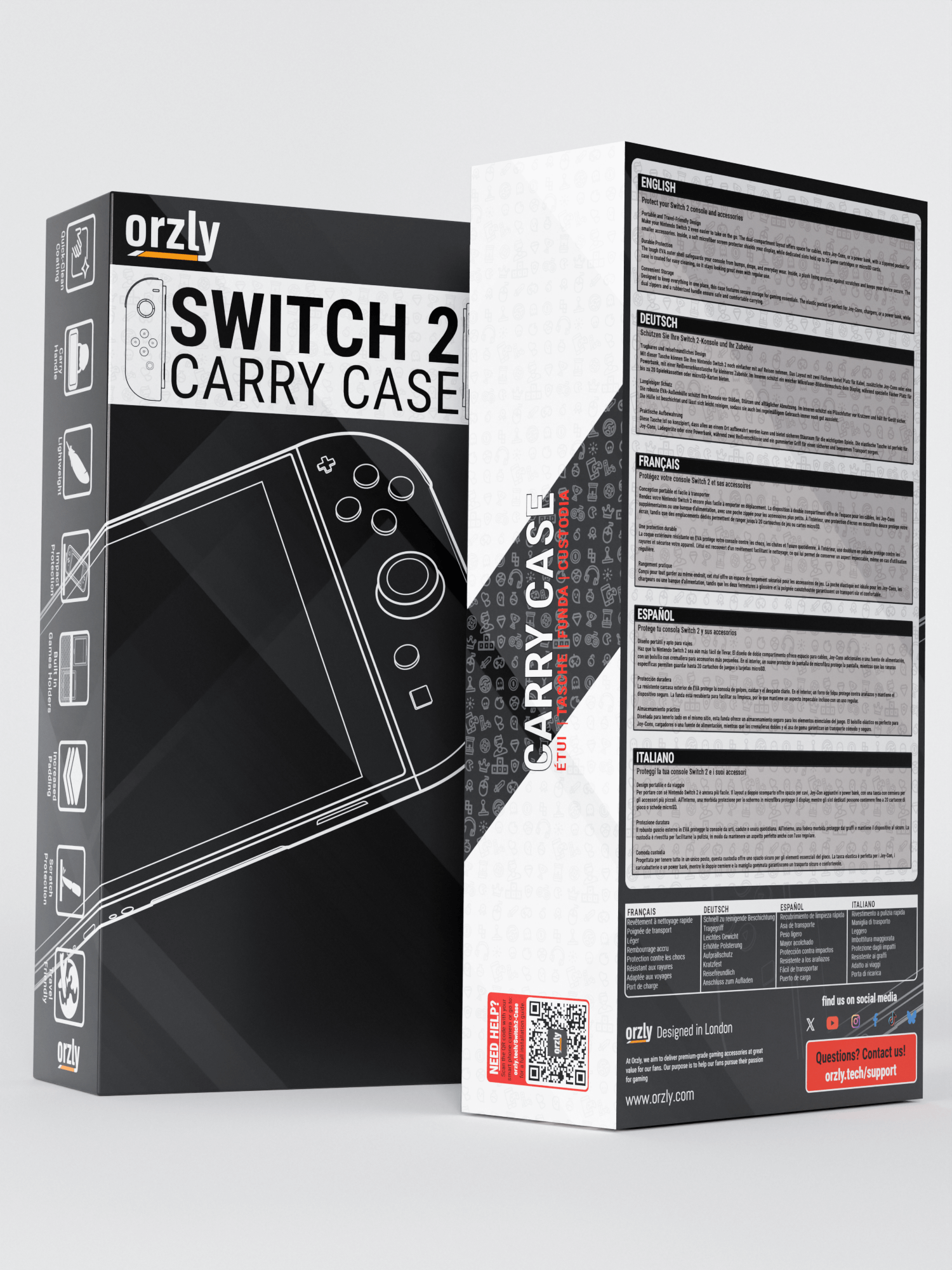 Nintendo Switch 2 (2025) Case with Accessory Storage & Protection