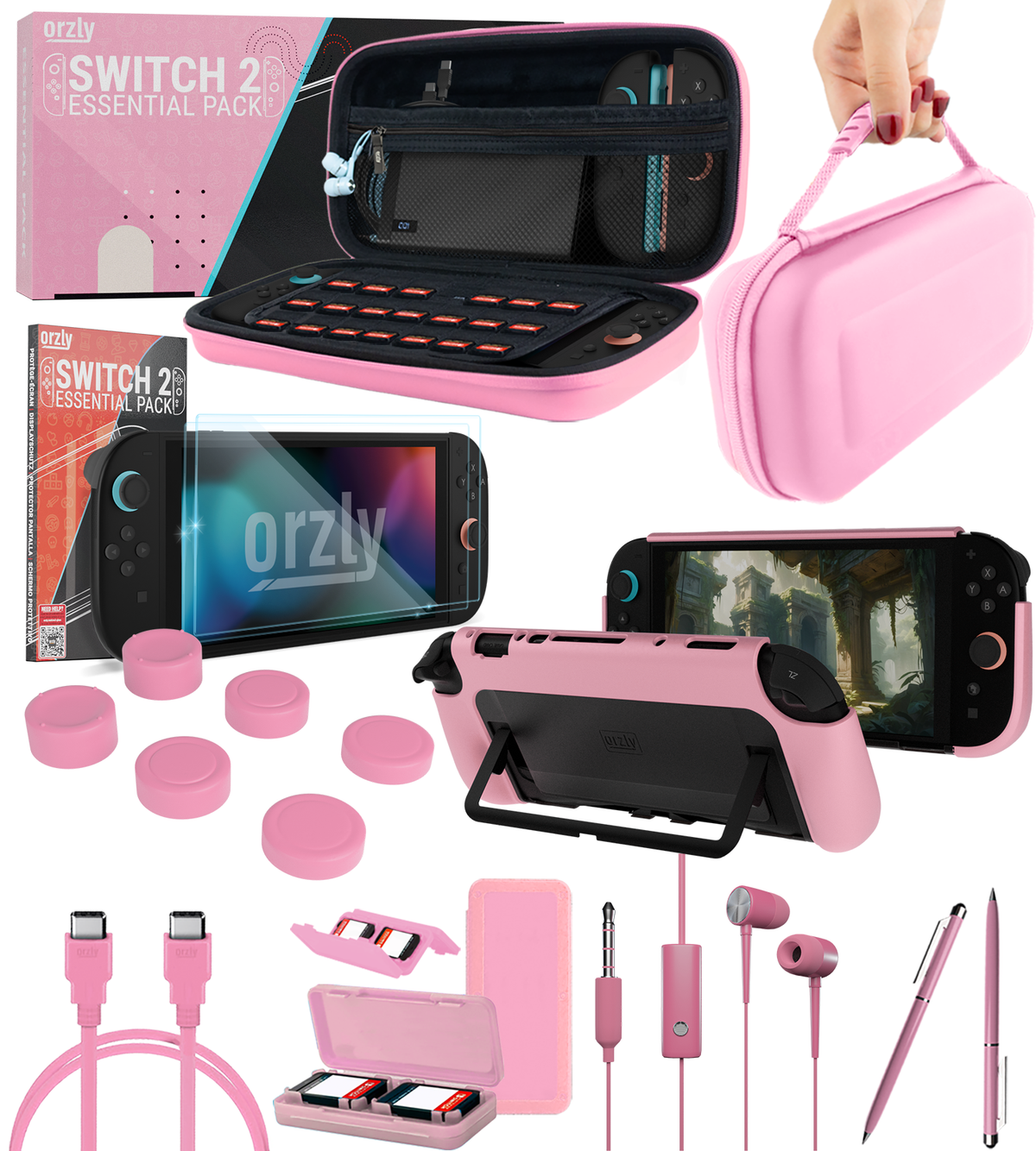 Nintendo Switch 2 Essential Pack - Orzly