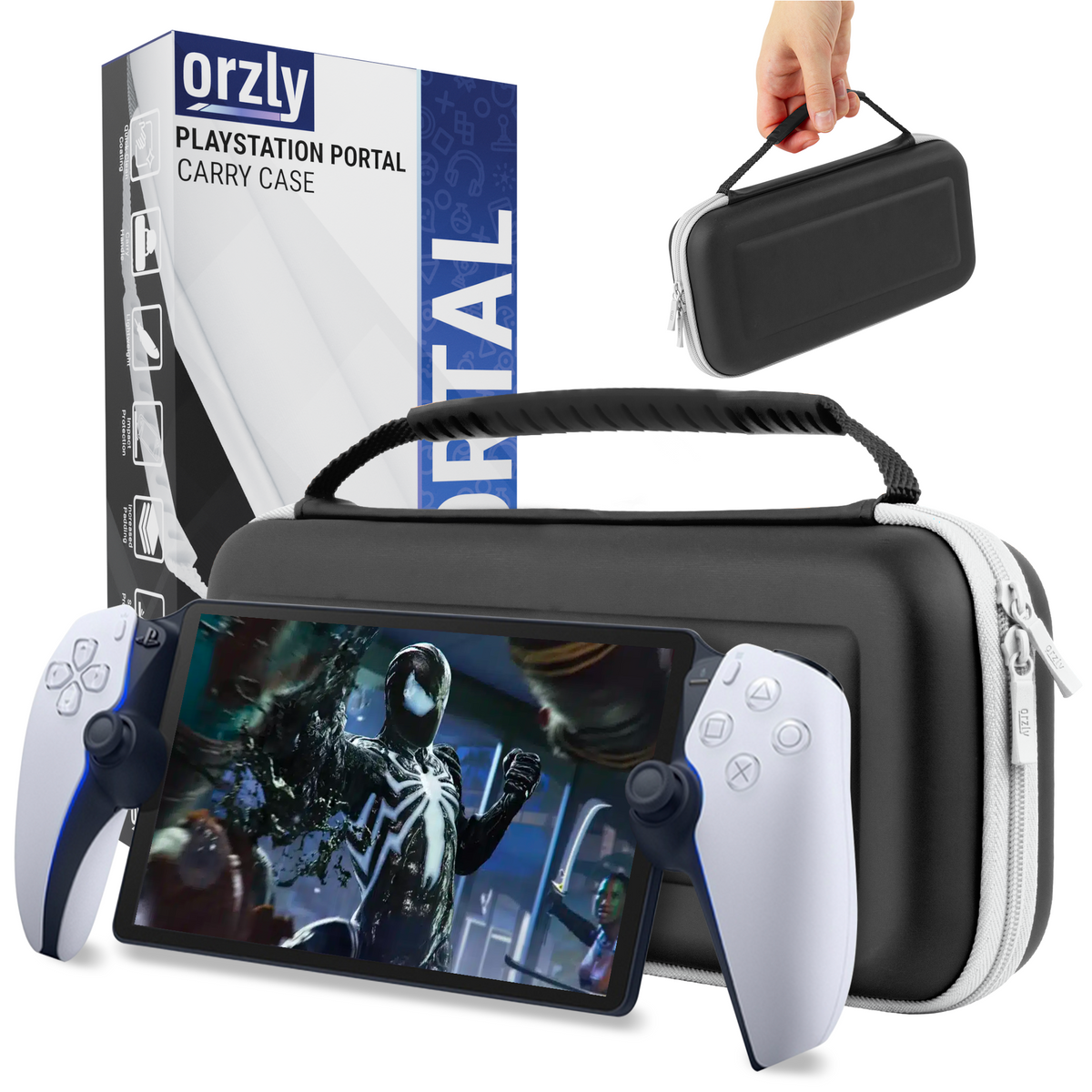 PlayStation Portal Case with Accessory Storage and Protection - Orzly