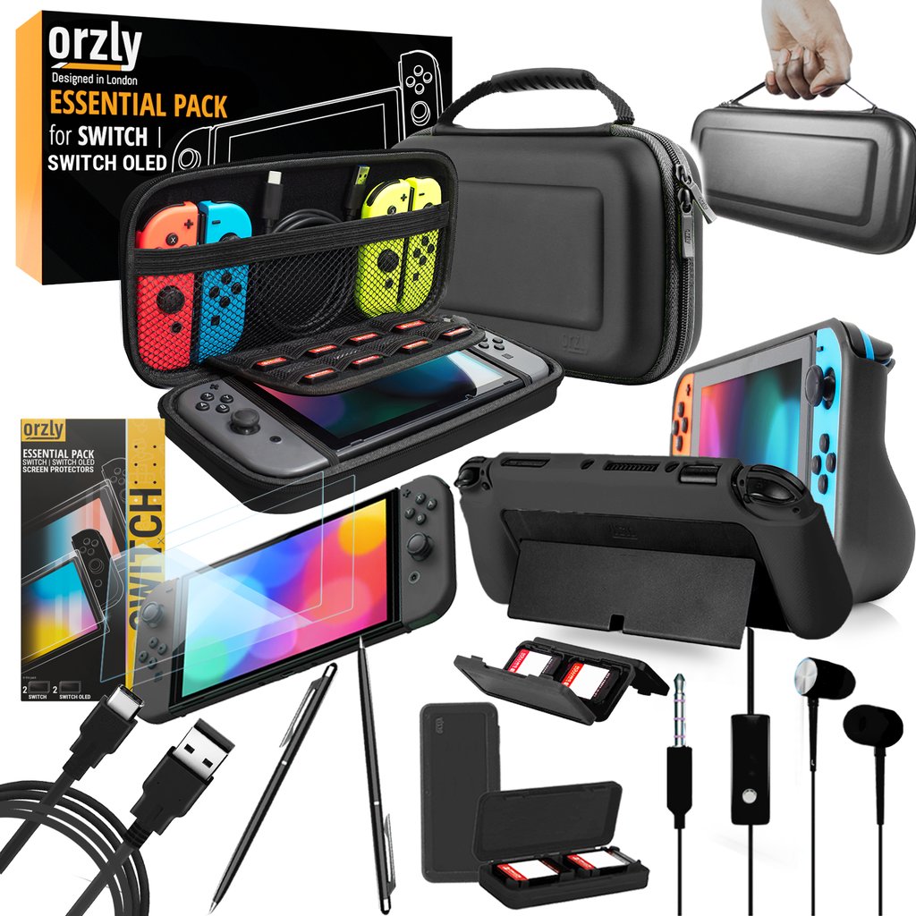  Orzly Accessory Bundle Kit designed for Nintendo