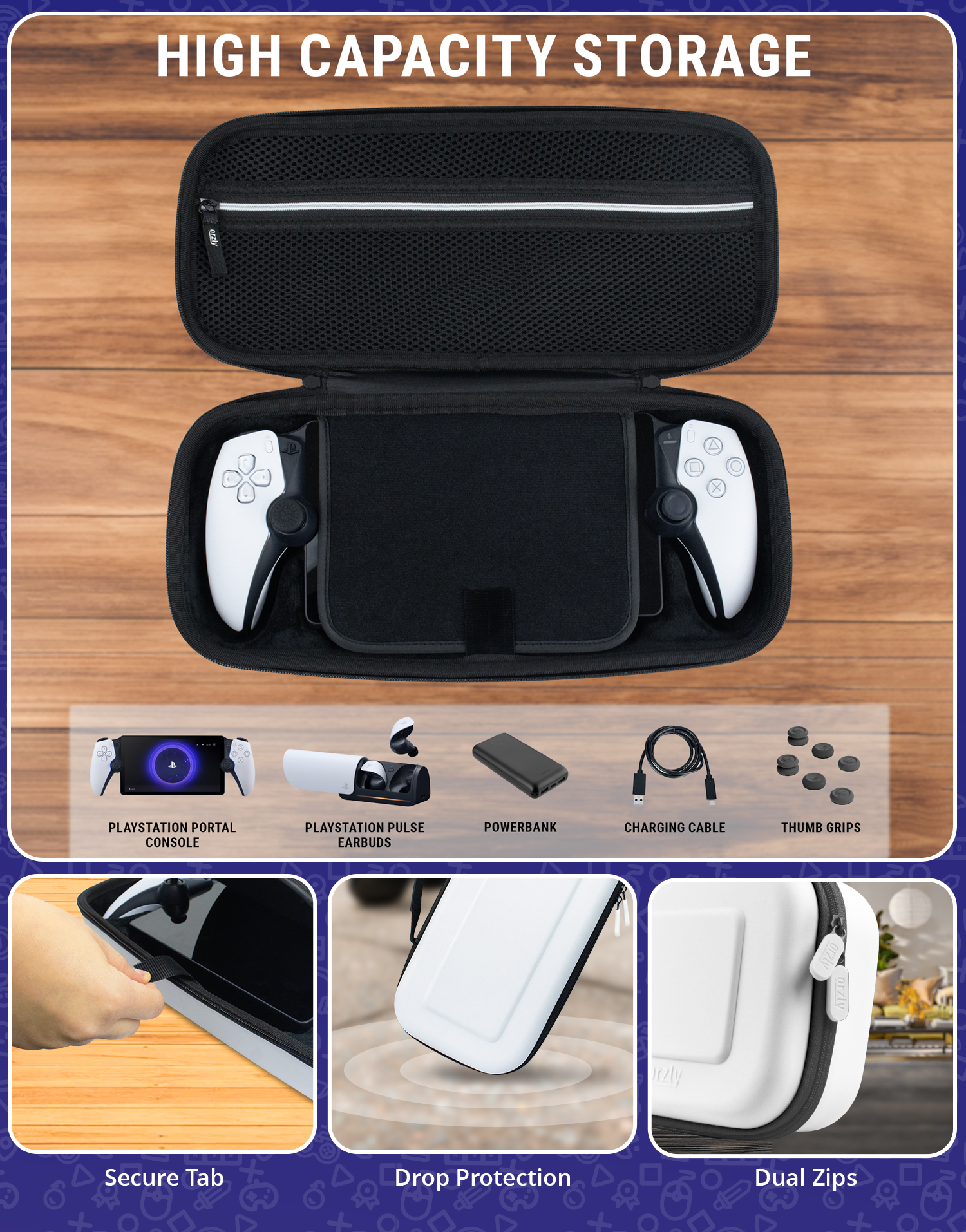 PowerPlay PlayStation Portal Carry Case Bundle - JB Hi-Fi NZ PowerPlay PlayStation Portal Carry Case Bundle - JB Hi-Fi NZ