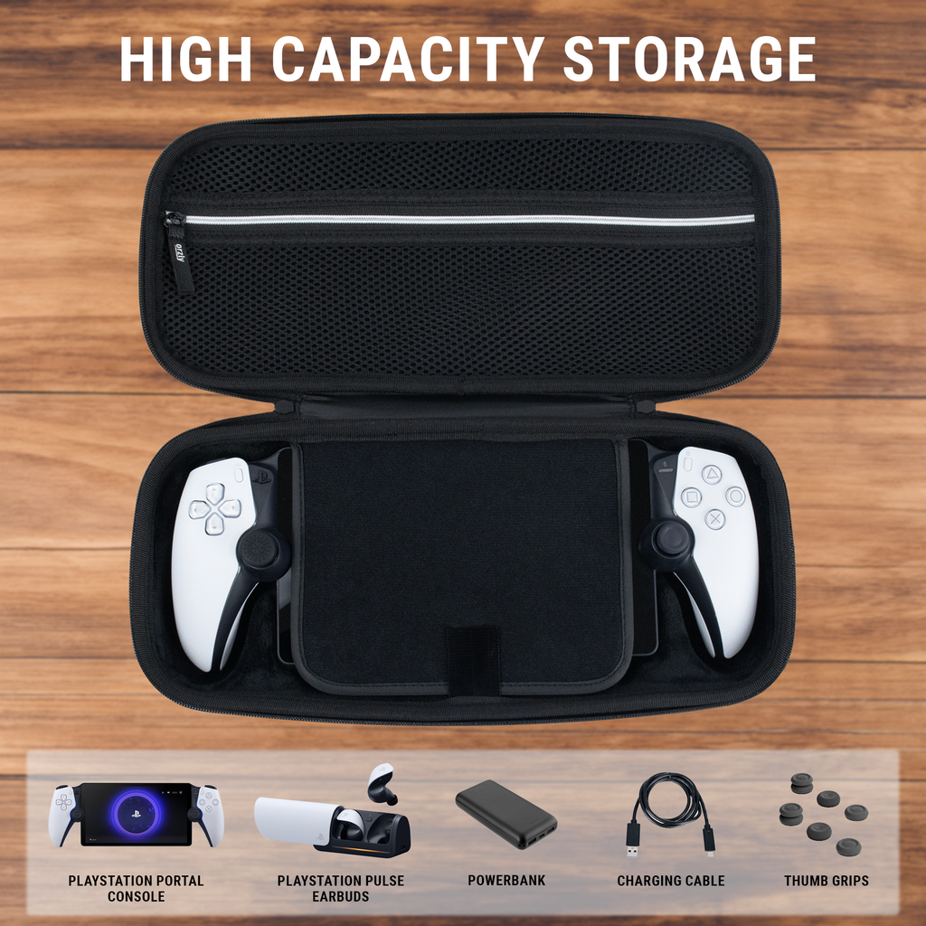 4 in 1 Carry Case for PS Portal Remote Player, innoAura PS Portal Case  Accessories Bundles with PS Portal Travel Carrying Bag, PS Portal  Protective