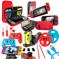 Nintendo Switch Accessories Bundle, Switch Controllers Joy-Con Grips, 12 IN  1 Accessories Kit for Switch Sports Games, Tennis Rackets, Comfort Grips