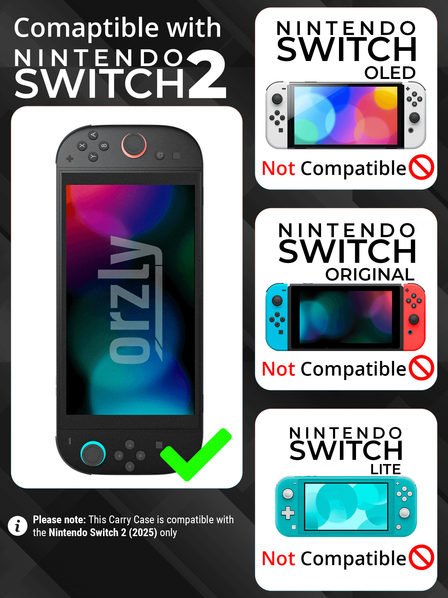 Nintendo Switch 2 Case – Durable Travel Protection with Accessory ...