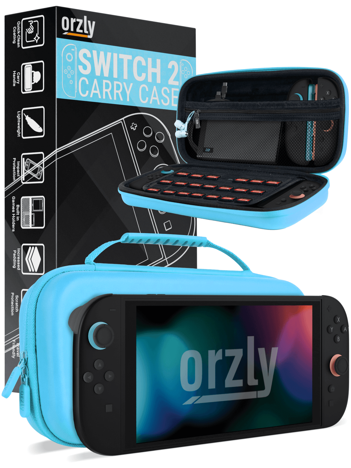 Nintendo Switch 2 Case - Joycon Blue