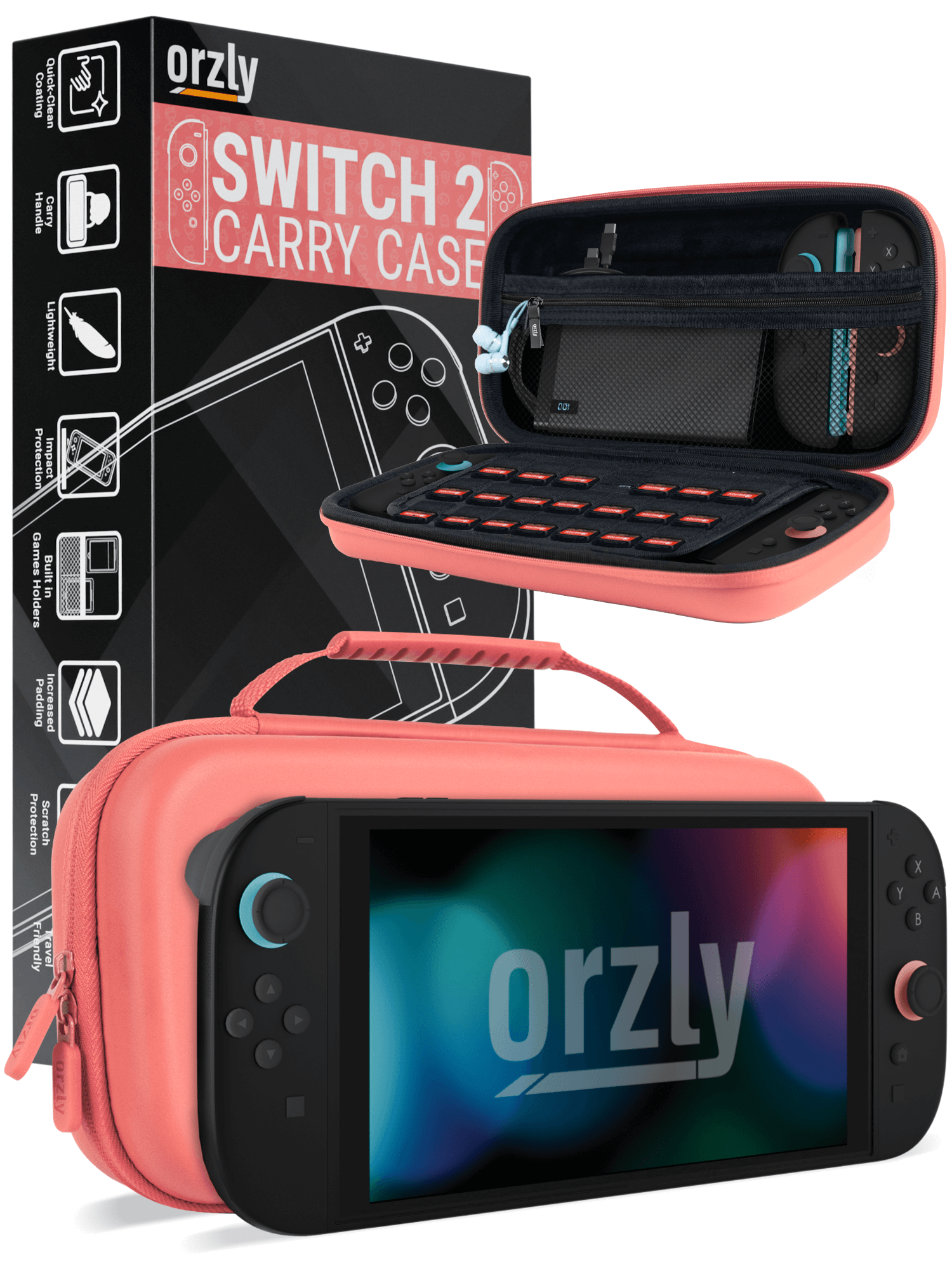 Nintendo Switch 2 Case – Durable Travel Protection with Accessory ...