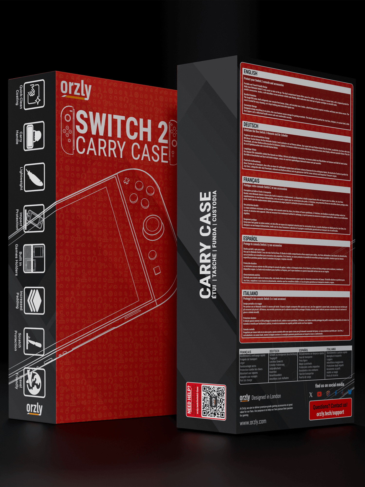 Nintendo Switch 2 Case – Durable Travel Protection with Accessory ...