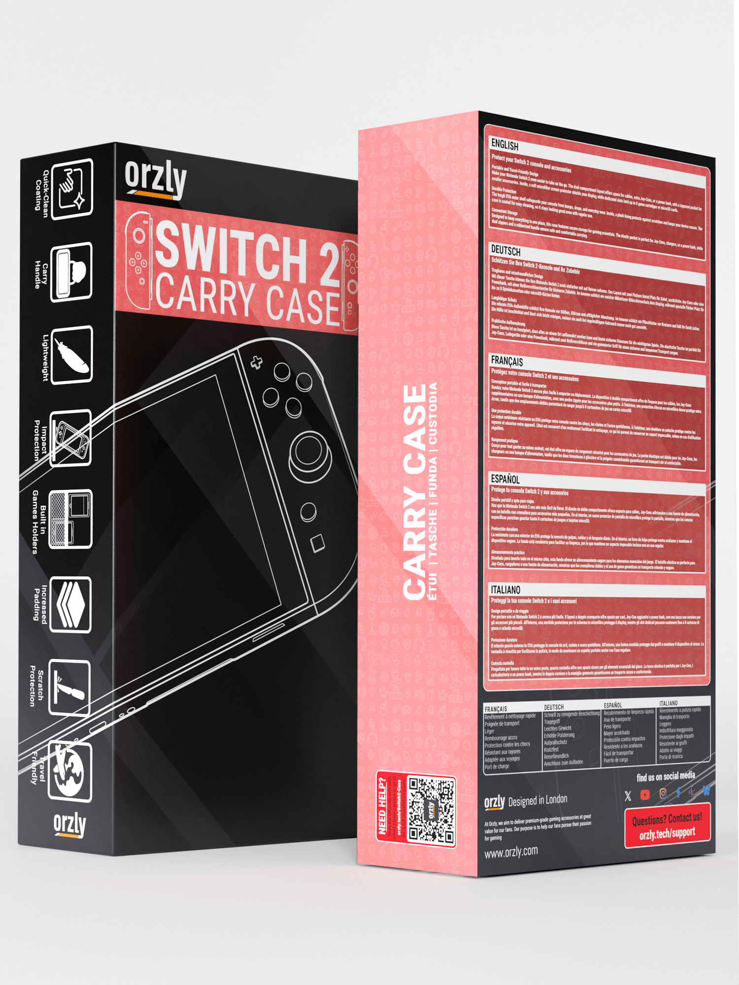 Nintendo Switch 2 Case – Durable Travel Protection with Accessory ...