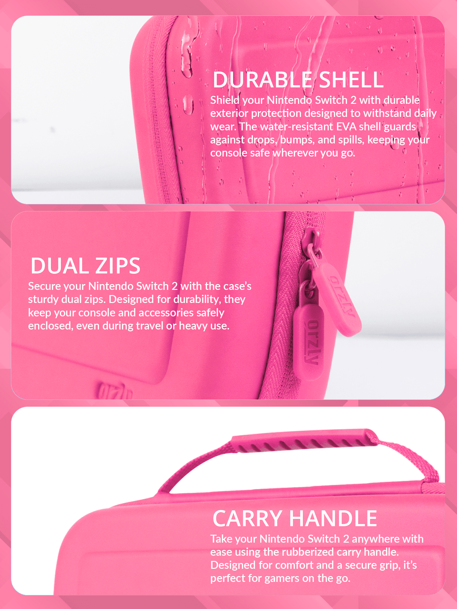Nintendo Switch 2 Case – Durable Travel Protection with Accessory ...