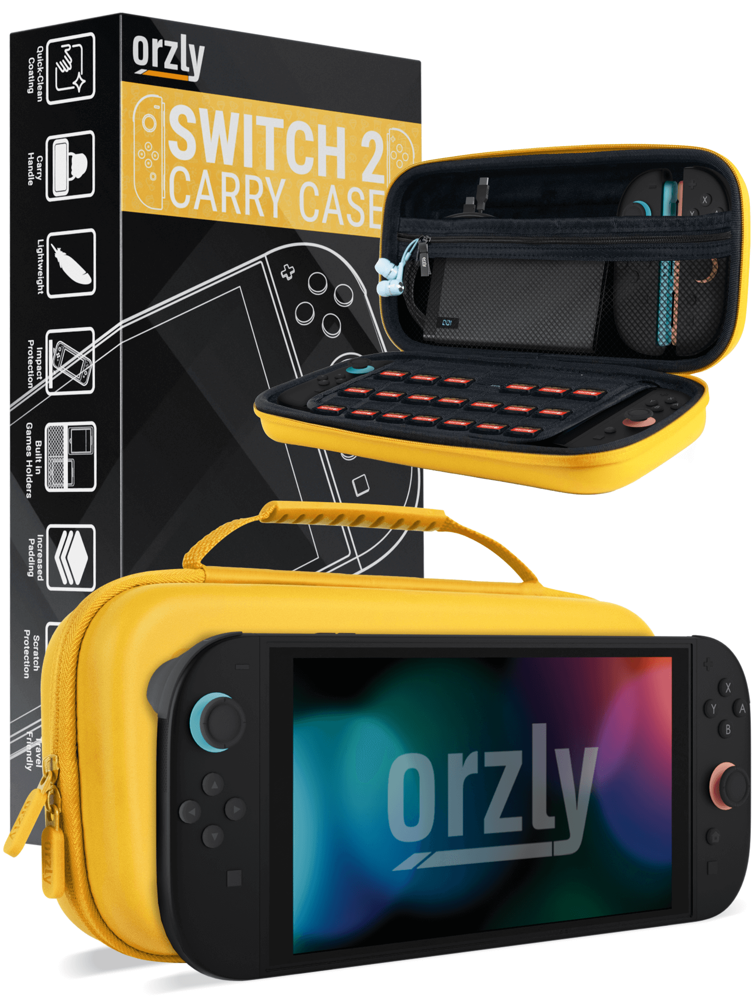 Nintendo Switch 2 (2025) Case with Accessory Storage & Protection