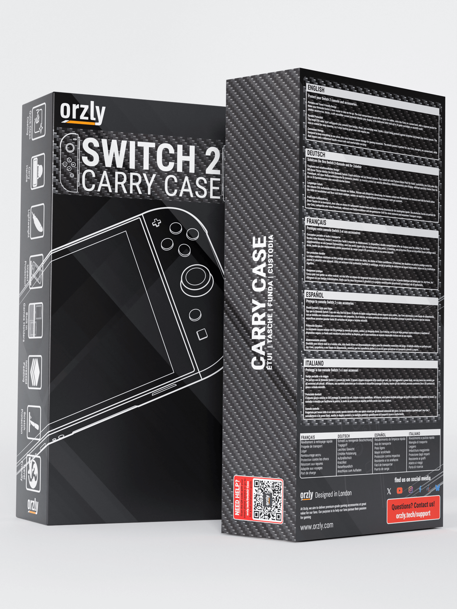 Nintendo Switch 2 (2025) Case with Accessory Storage & Protection