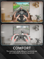 Switch 2 Wheels – Joycon Racing Wheels for Mario Kart World & Mario Kart 8 Deluxe – Steering Wheel Set for Switch 2 – Switch 2 Wheel Controller Add-Ons