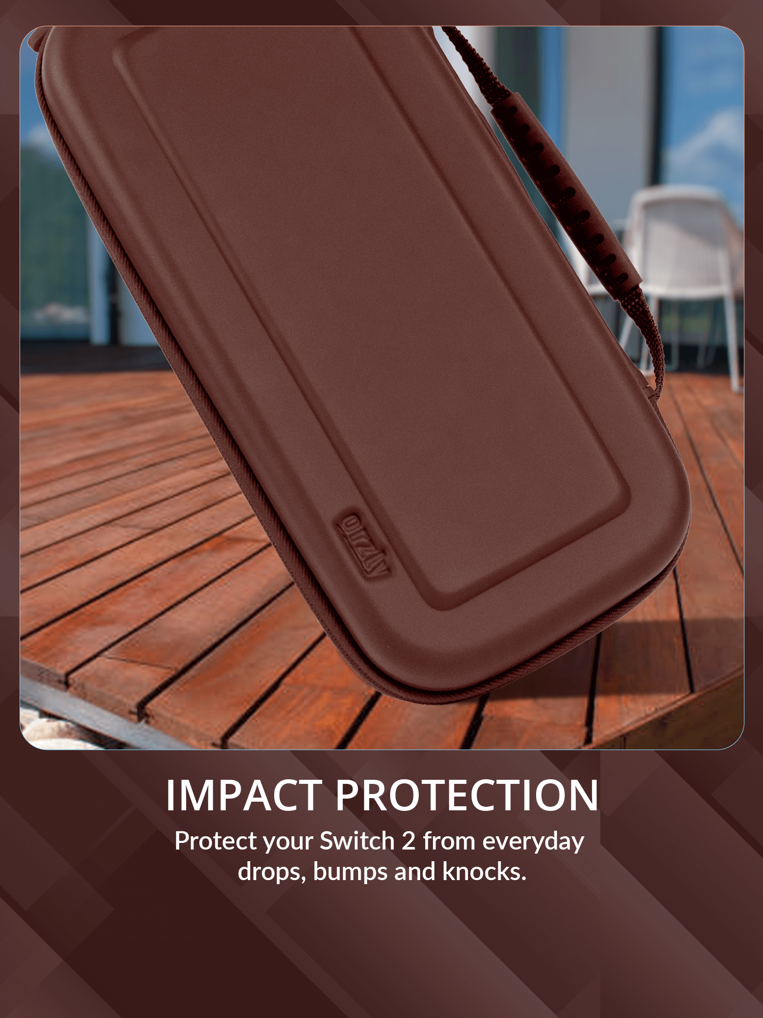 Nintendo Switch 2 (2025) Case with Accessory Storage & Protection - Orzly