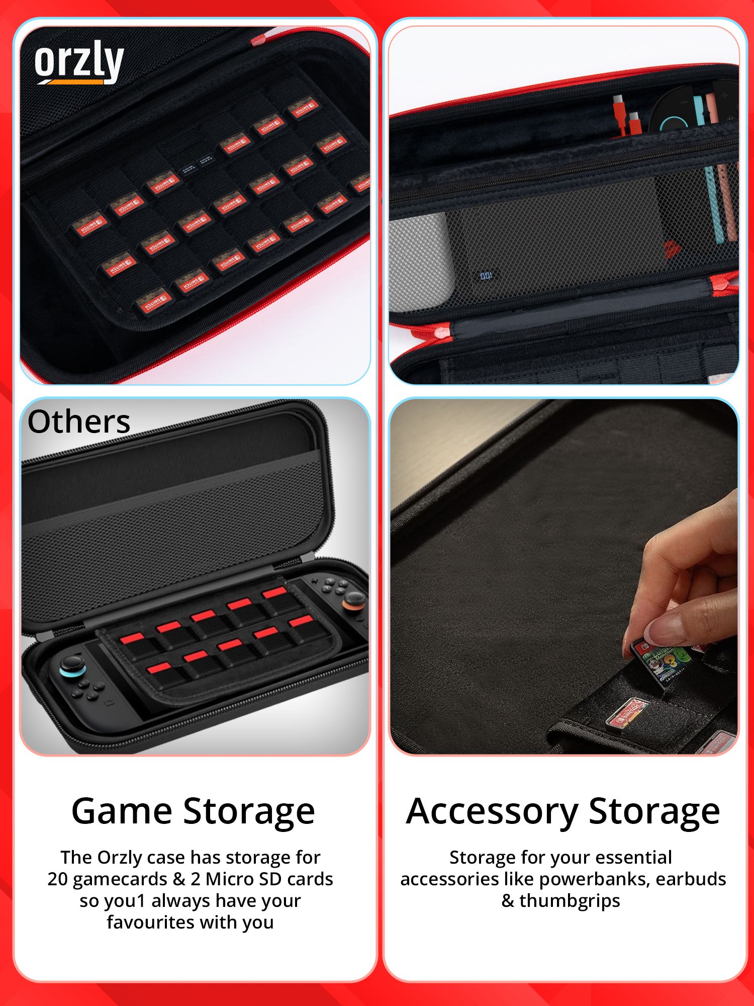 Nintendo Switch 2 Essential Pack - Orzly