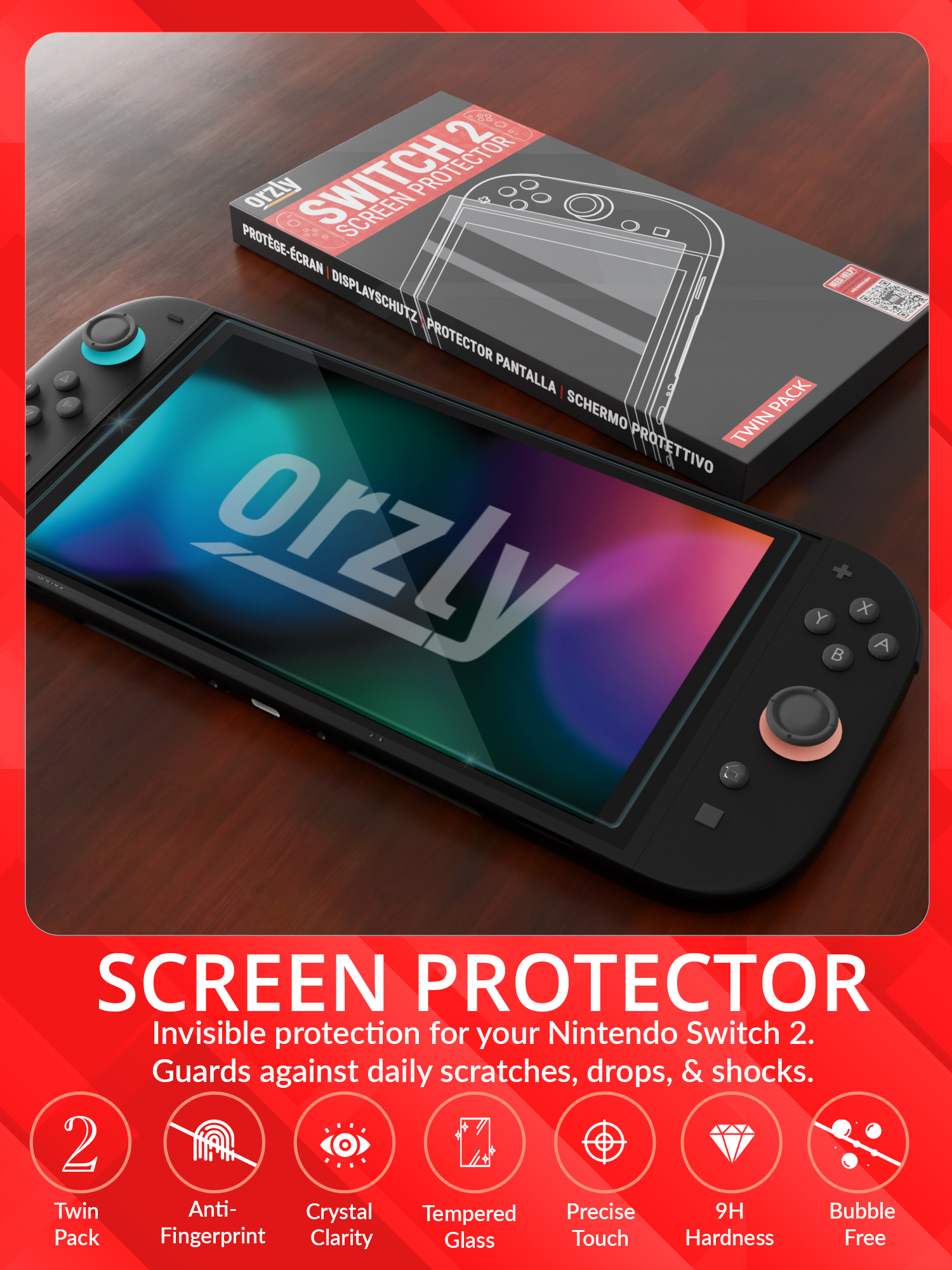 Nintendo Switch 2 Essential Pack - Orzly