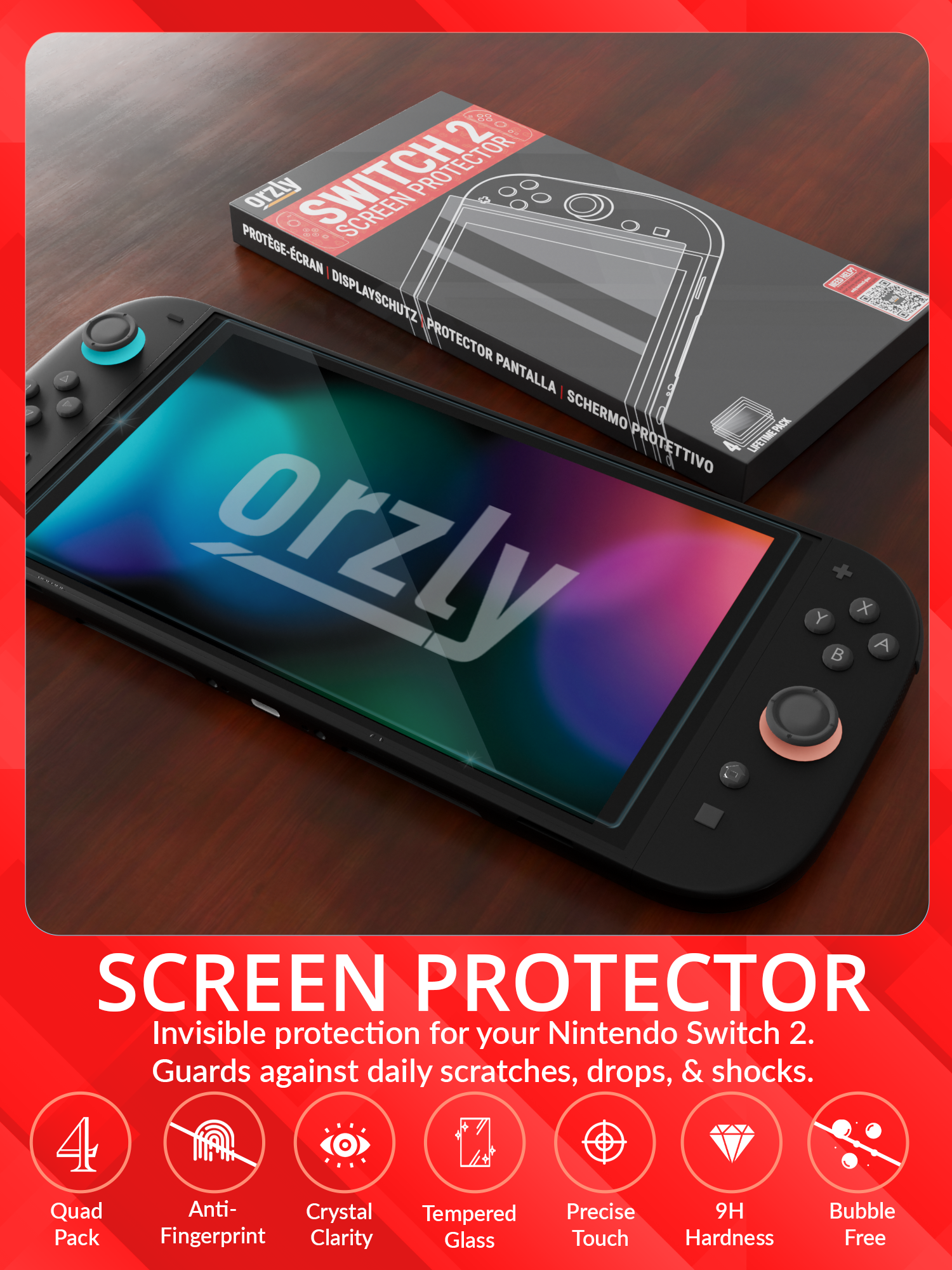 Nintendo Switch 2 Essential Pack - Orzly