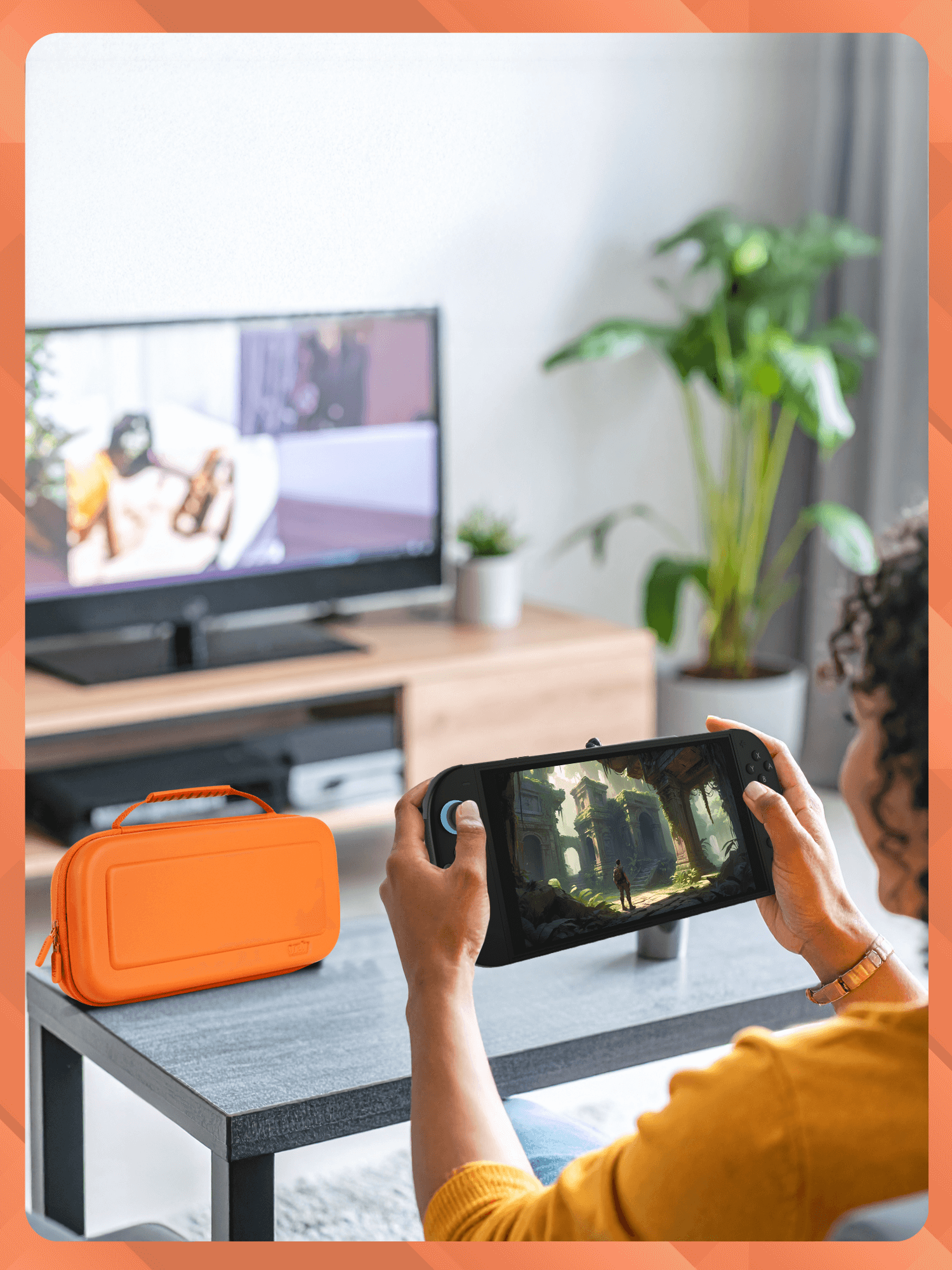 Case for Nintendo Switch 2 Protective Travel Carry Case with Screen Padding, Game Cards & microSD Slots with Zipped & Open Pockets for Console Accessories - Gift Box Edition
