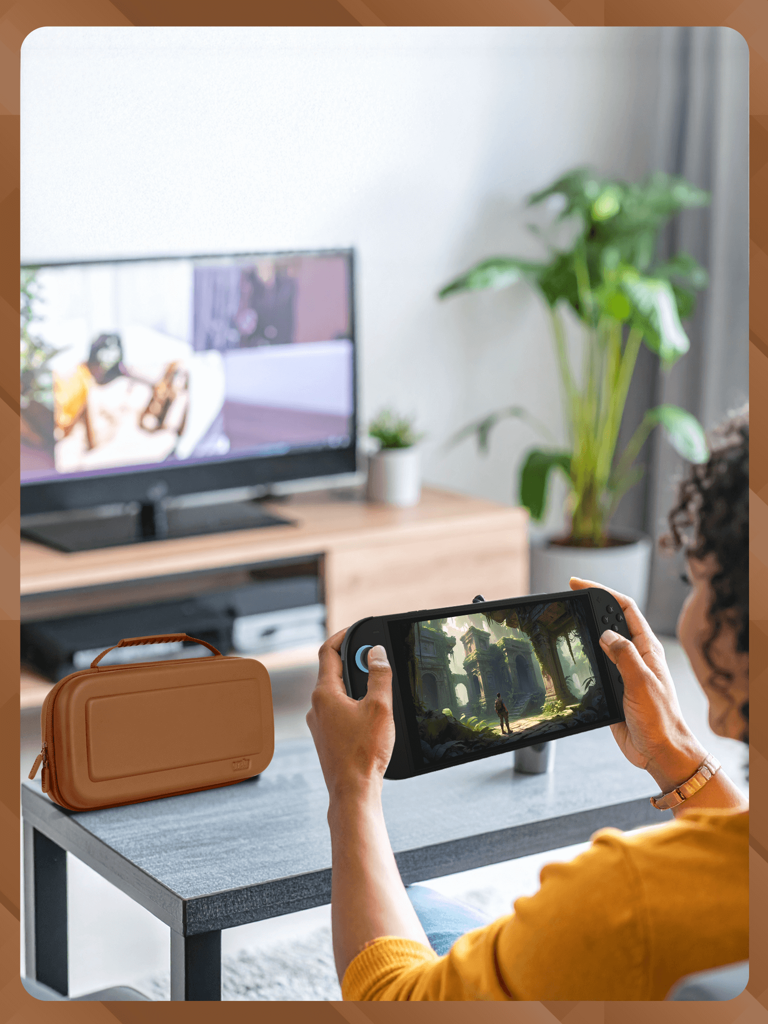 Case for Nintendo Switch 2 Protective Travel Carry Case with Screen Padding, Game Cards & microSD Slots with Zipped & Open Pockets for Console Accessories - Gift Box Edition