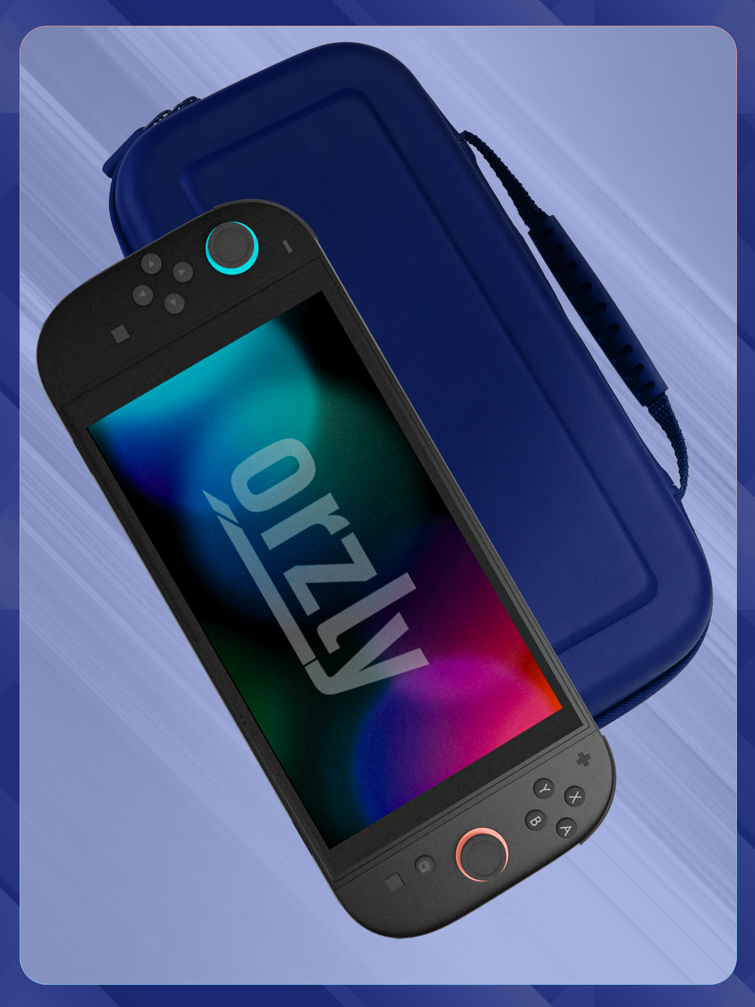 Nintendo Switch 2 (2025) Case with Accessory Storage & Protection - Orzly