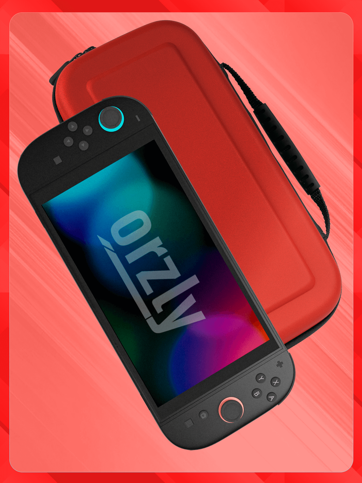 Case for Nintendo Switch 2 Protective Travel Carry Case with Screen Padding, Game Cards & microSD Slots with Zipped & Open Pockets for Console Accessories - Gift Box Edition