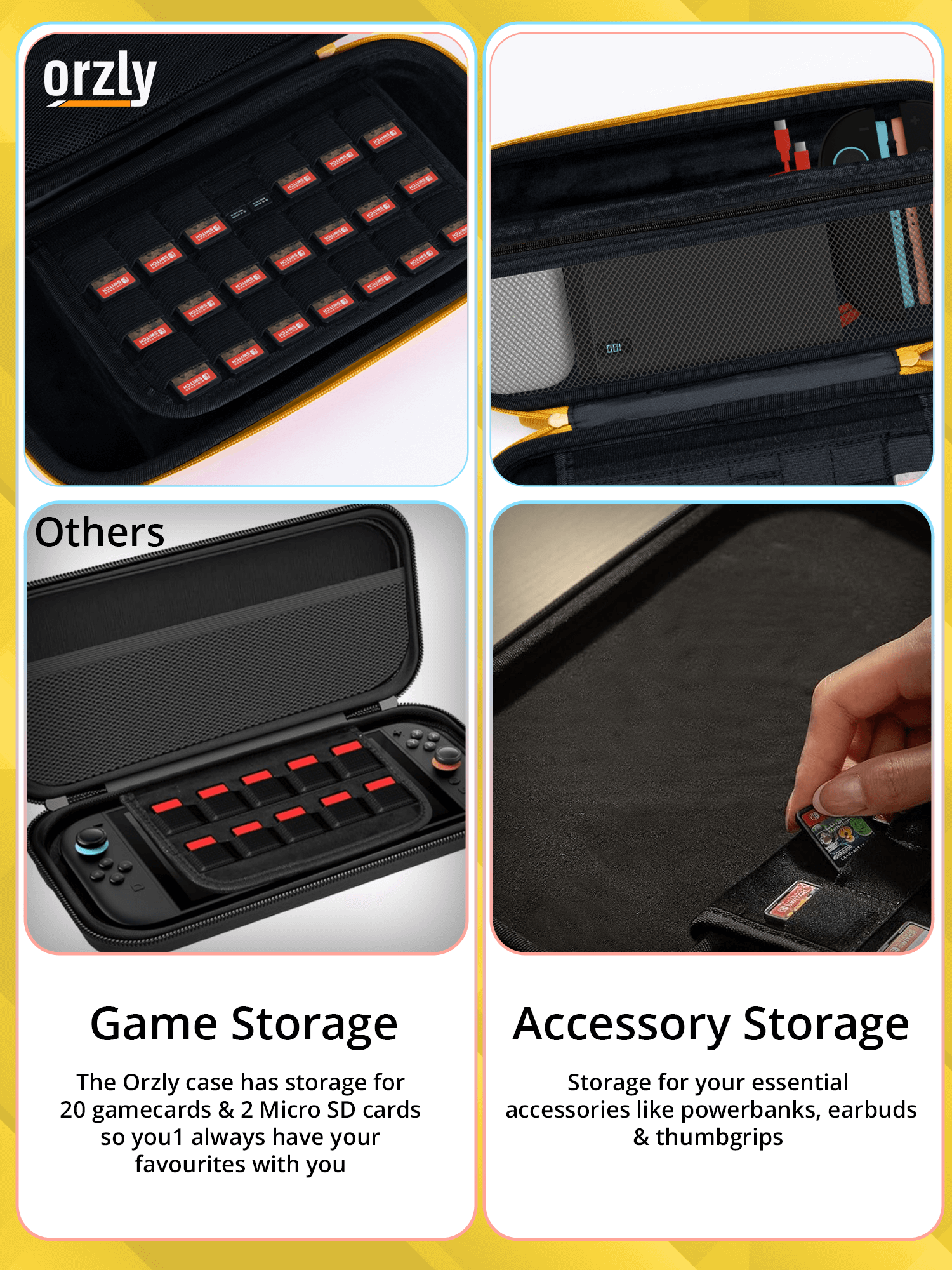 Nintendo Switch 2 (2025) Case with Accessory Storage & Protection