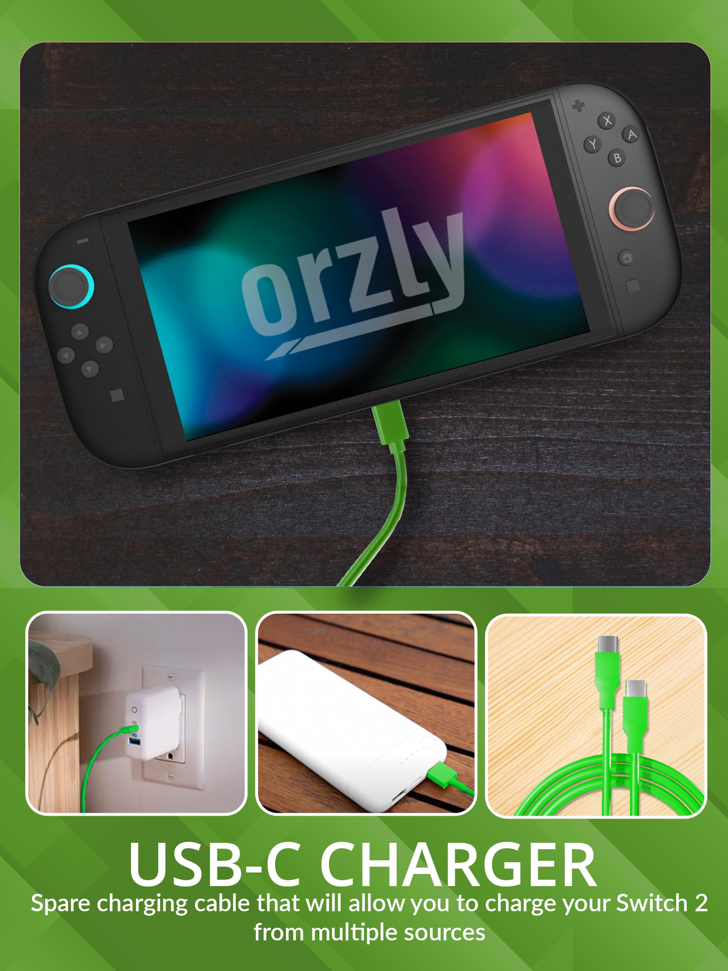Nintendo Switch 2 Essential Pack - Orzly