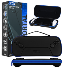 Slim Carry Case designed for PlayStation Portal remote player device, Slimline Travel and Storage Protection - Midnight Black