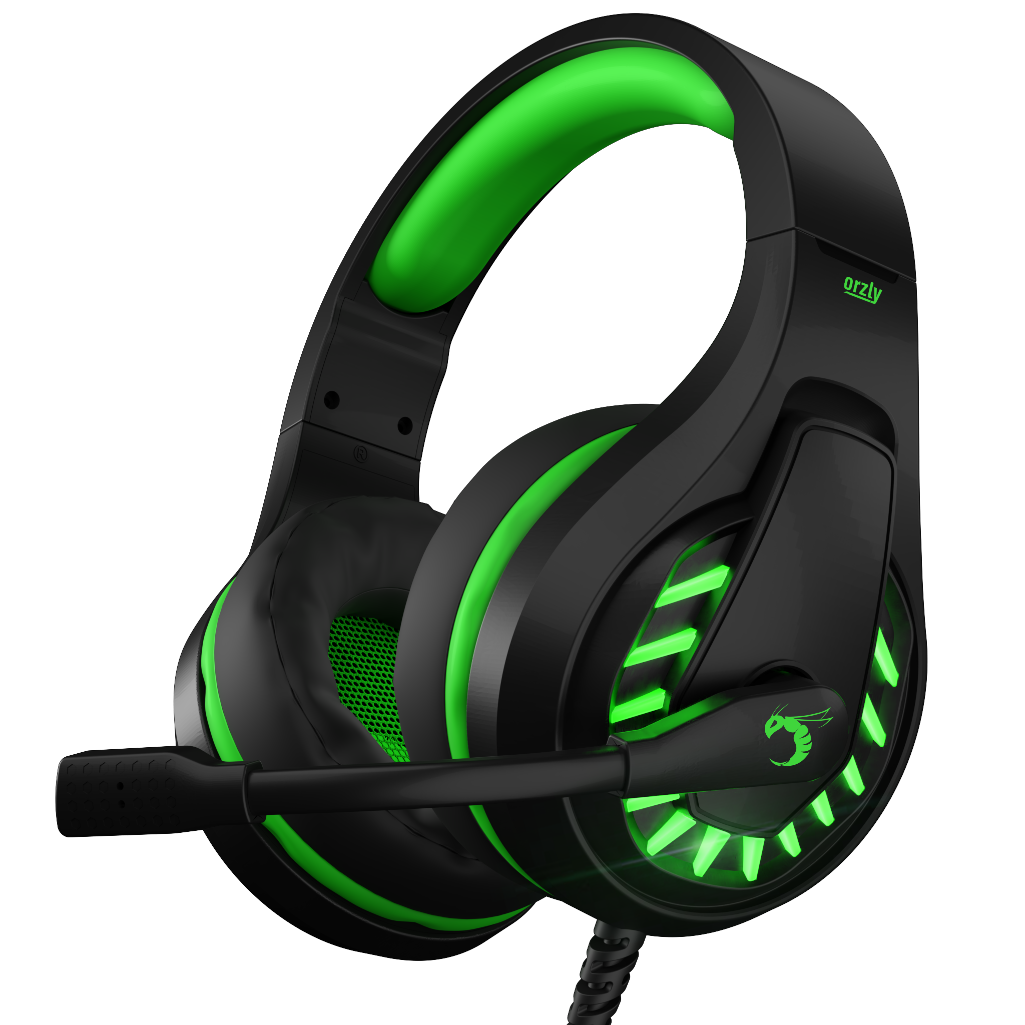 RXH-30 Sagano Gaming Headset for Xbox One, Series X/S, PC, PS4, PS5, Switch with Microphone and LED Lights - Orzly