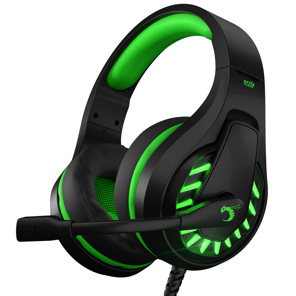 RXH-30 Sagano Gaming Headset for Xbox One, Series X/S, PC, PS4, PS5, Switch with Microphone and LED Lights - Orzly