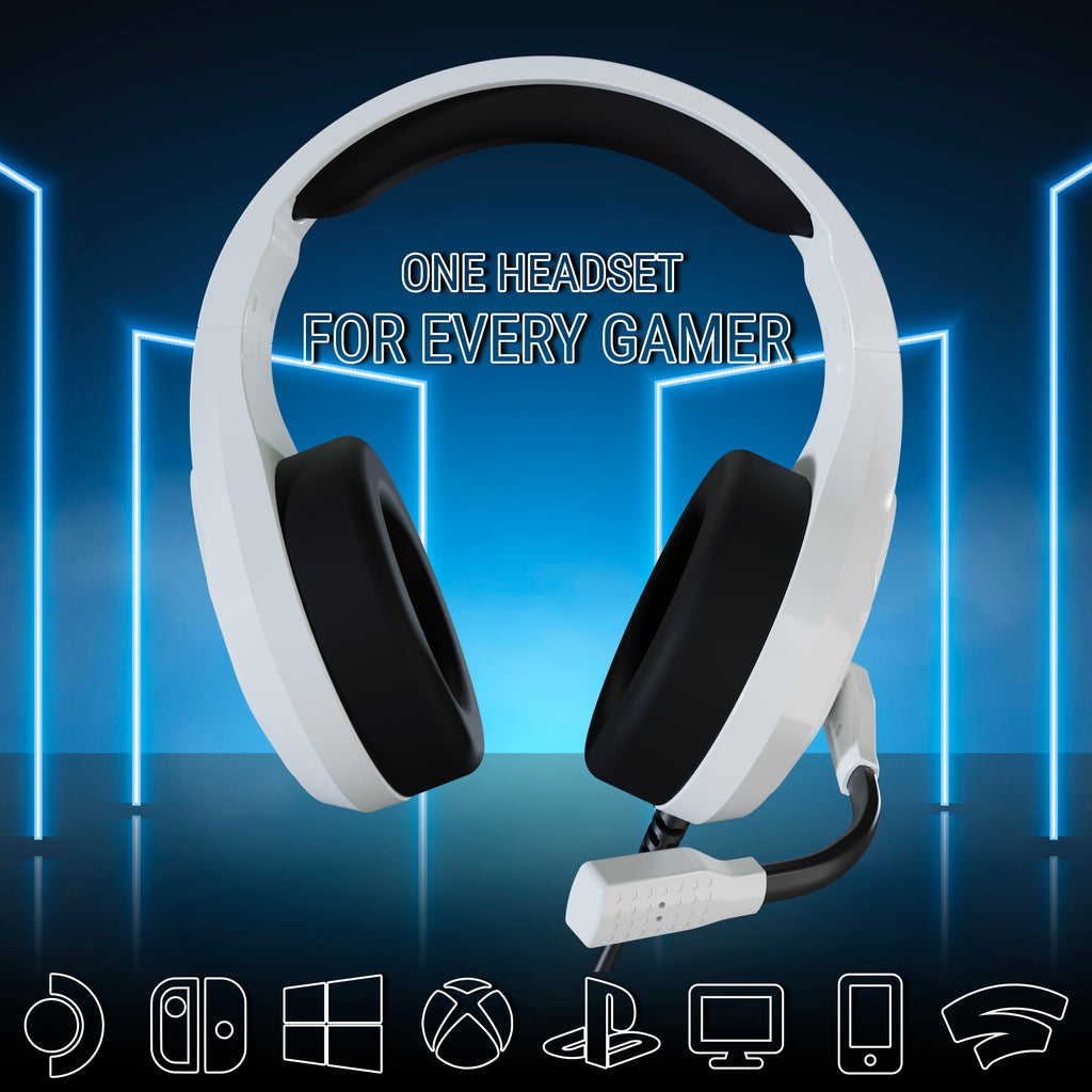 RXH-30 Siberia Gaming Headset for Xbox One, Series X/S, PC, PS4, PS5, Switch with Microphone and LED Lights