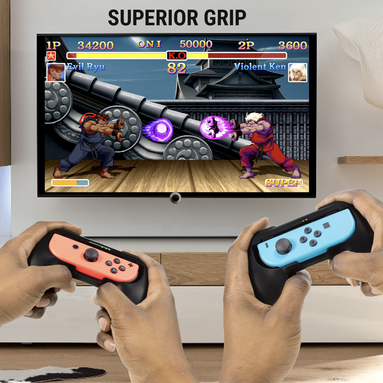 JoyCon Grips for Nintendo Switch & OLED