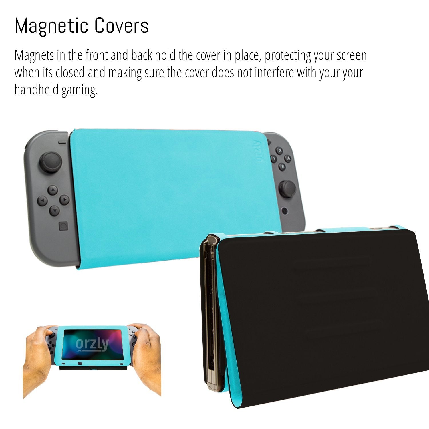 Orzly Screen Cover Stand for Nintendo Switch - Orzly