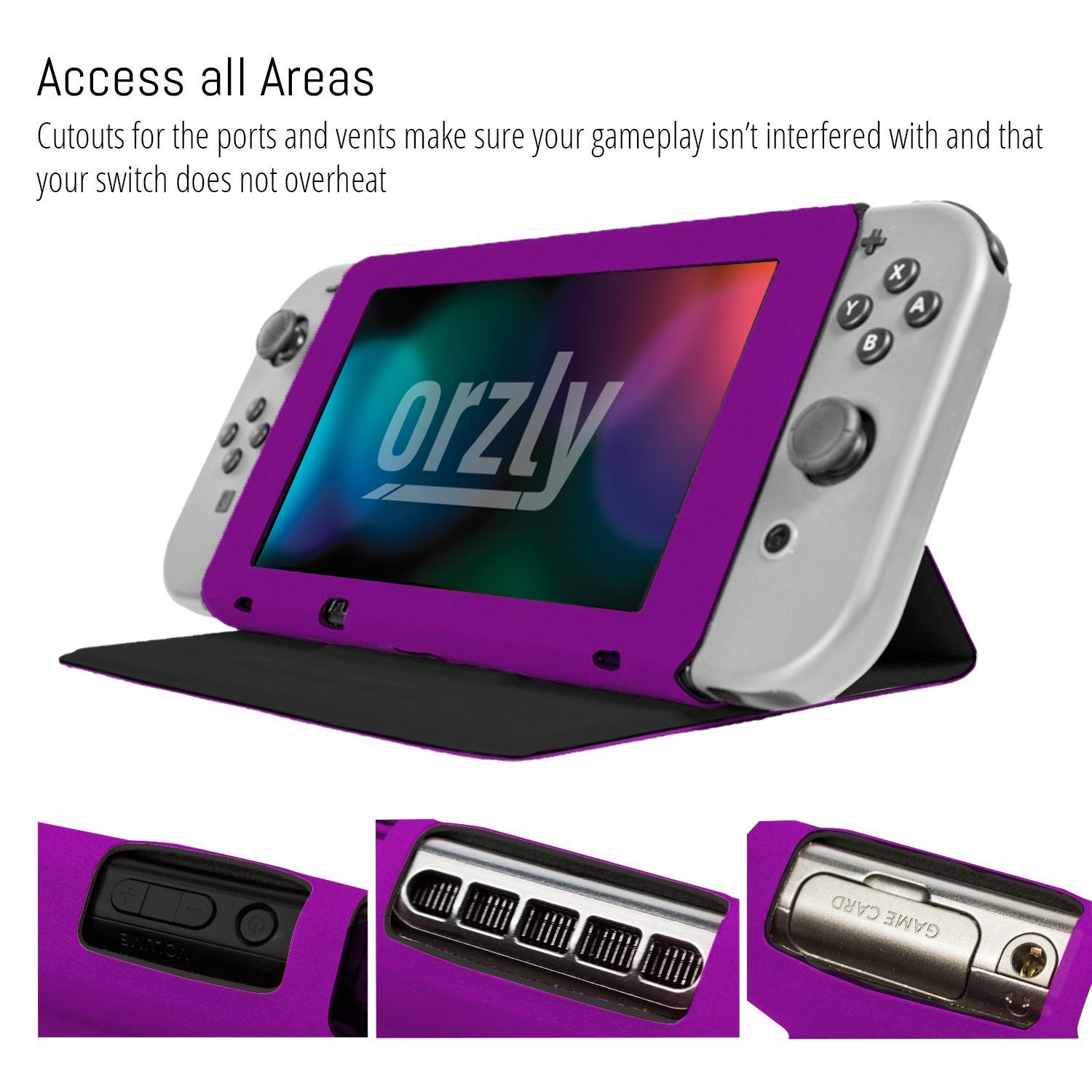 Orzly Screen Cover Stand for Nintendo Switch - Orzly