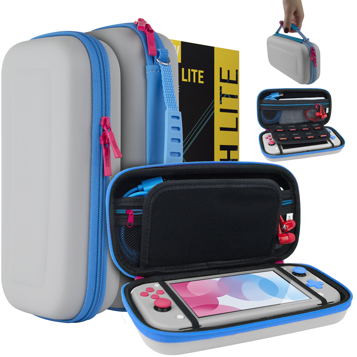 Carry Case for Nintendo Switch Lite - Orzly