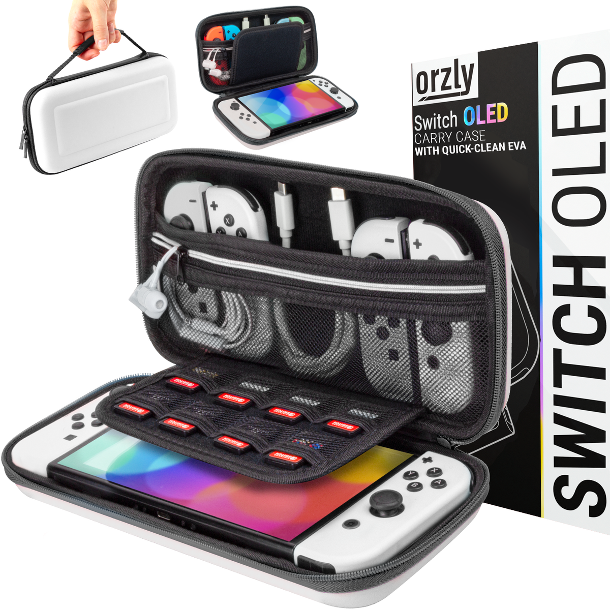 Carry Case for Nintendo Switch OLED - Orzly