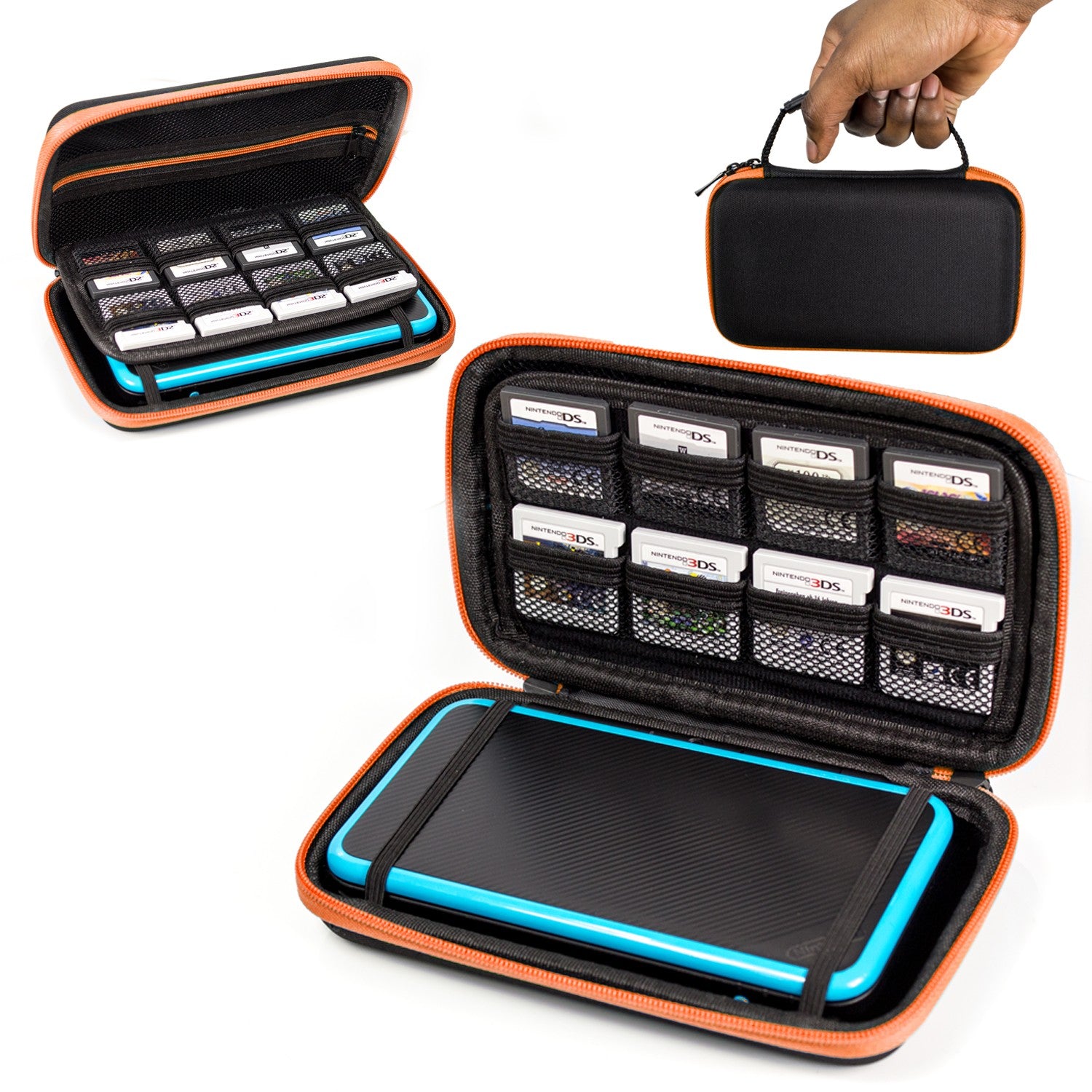 Carry Case for New Nintendo 2DS XL - Orzly