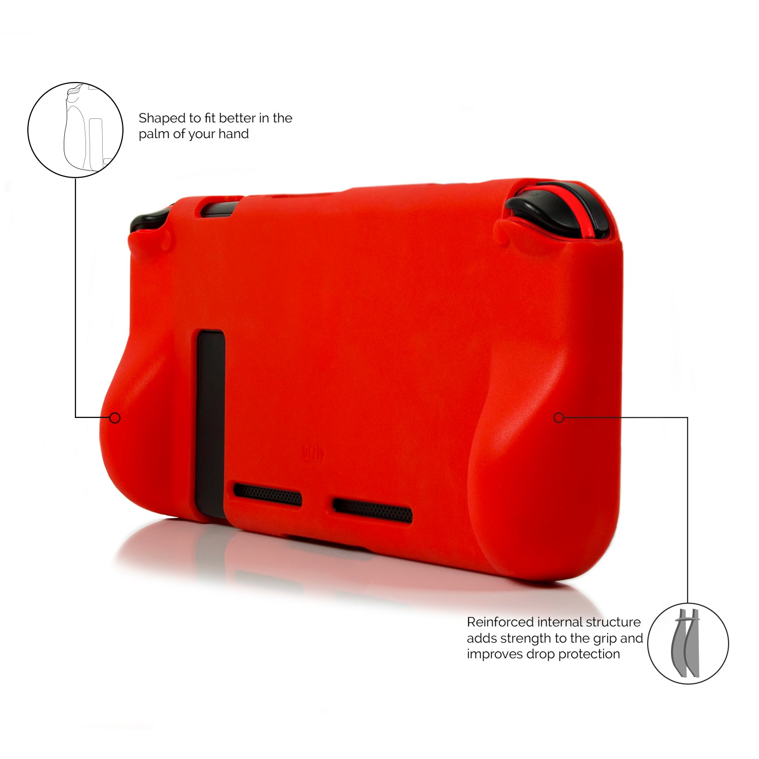 Comfort Grip Case for Nintendo Switch - Mario Day - Orzly