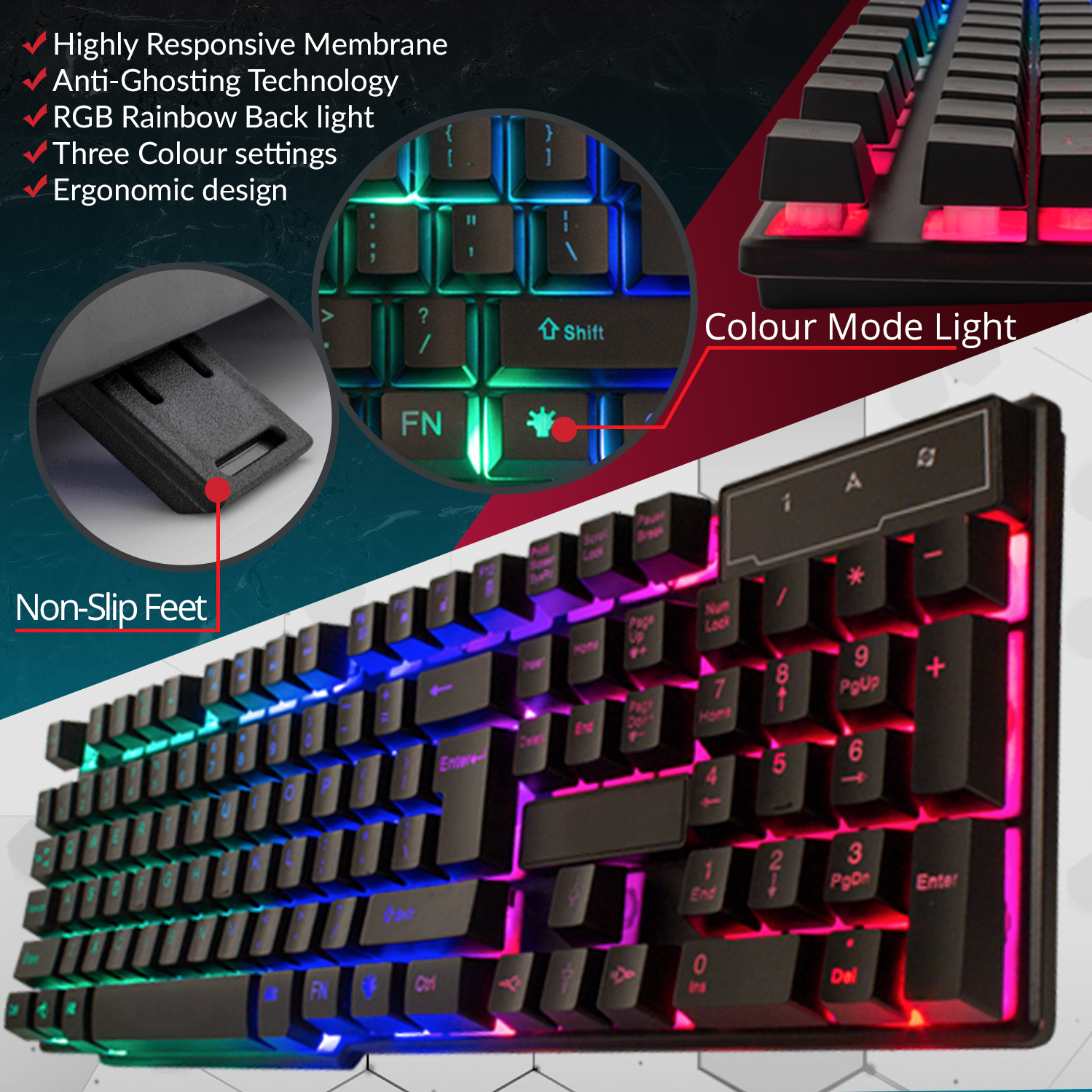 RX250-K Gaming Keyboard - Orzly