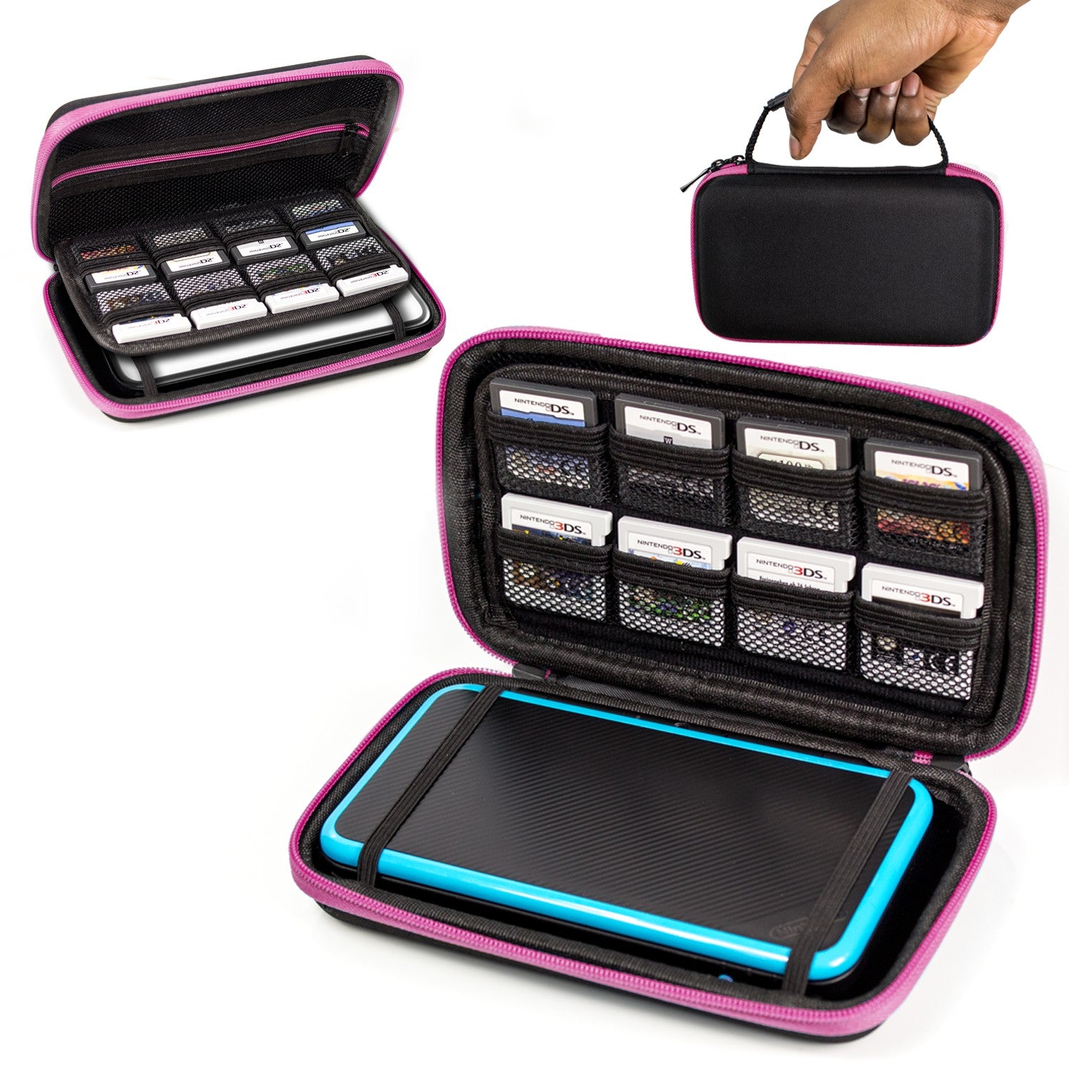 Carry Case for New Nintendo 2DS XL - Orzly