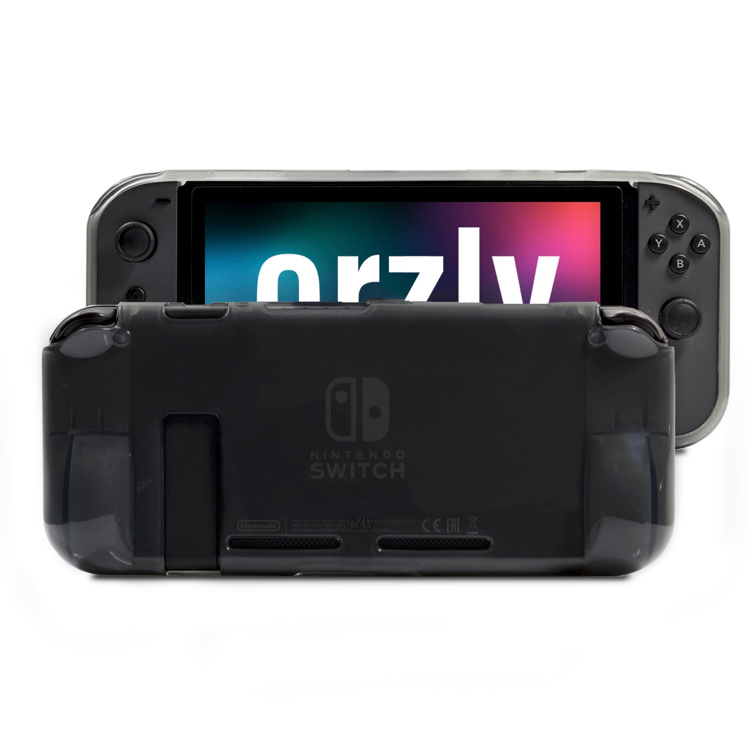 Protective case for Nintendo Switch console (2017 model), comfort Grip carry case with shock absorption - Orzly